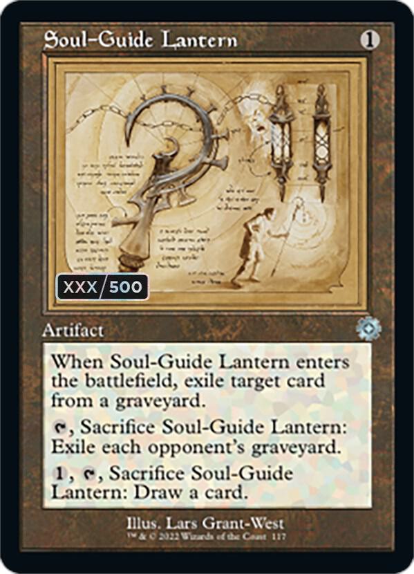 Soul-Guide Lantern (Schematic) (Serial Numbered) (117) [The Brothers' War Retro Artifacts]
