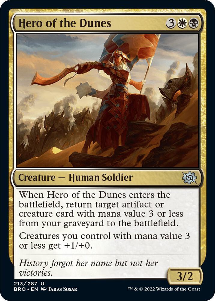Hero of the Dunes (213) [The Brothers' War]