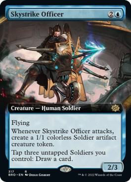 Skystrike Officer (Extended Art) (317) [The Brothers' War] [Extended Art]
