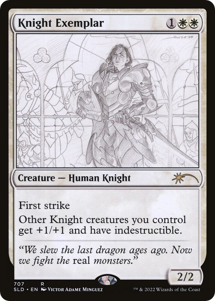 Knight Exemplar (707) [Secret Lair Drop]