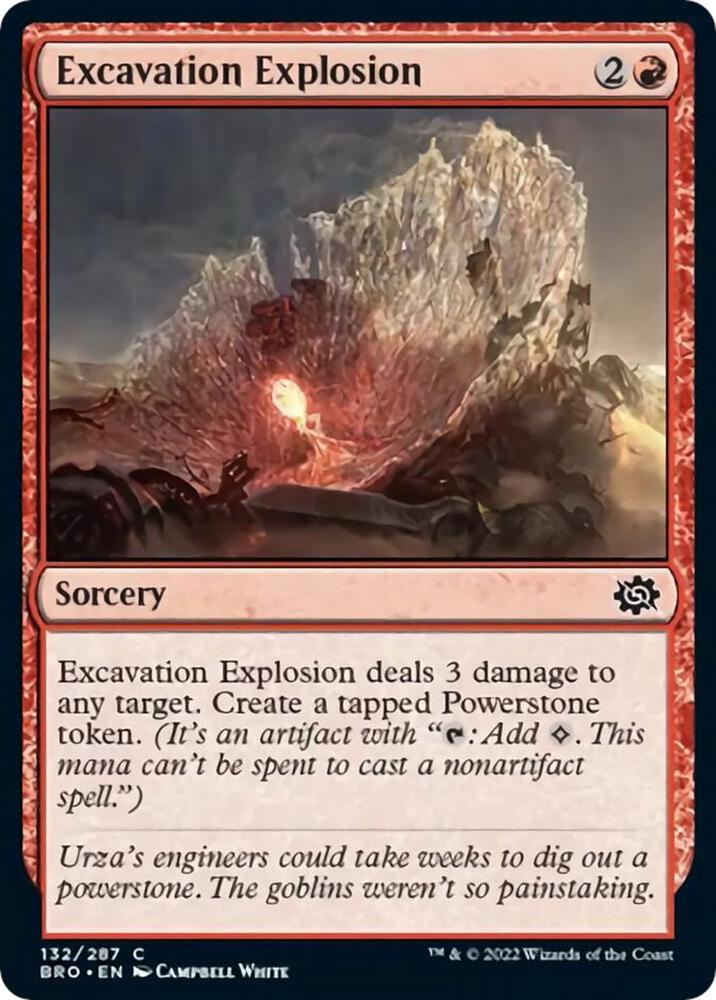 Excavation Explosion (132) [The Brothers' War]