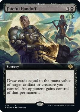 Fateful Handoff (Extended Art) (325) [The Brothers' War] [Extended Art]