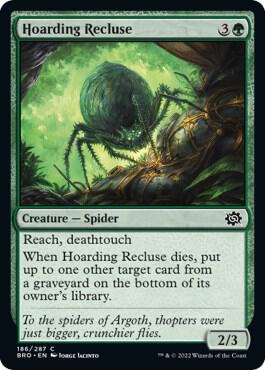 Hoarding Recluse (186) [The Brothers' War]