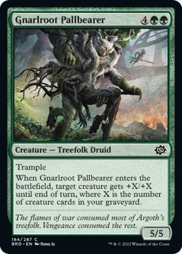 Gnarlroot Pallbearer (184) [The Brothers' War]