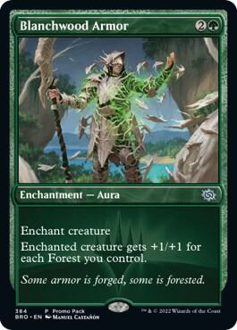 Blanchwood Armor (384) [The Brothers' War Promos]