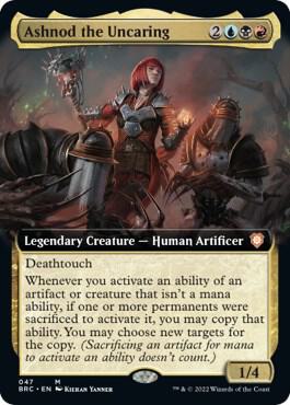 Ashnod the Uncaring (Extended Art) (47) [The Brothers' War Commander] [Extended Art]