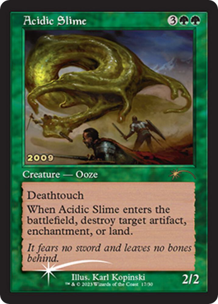 Acidic Slime (17) [30th Anniversary Promos]