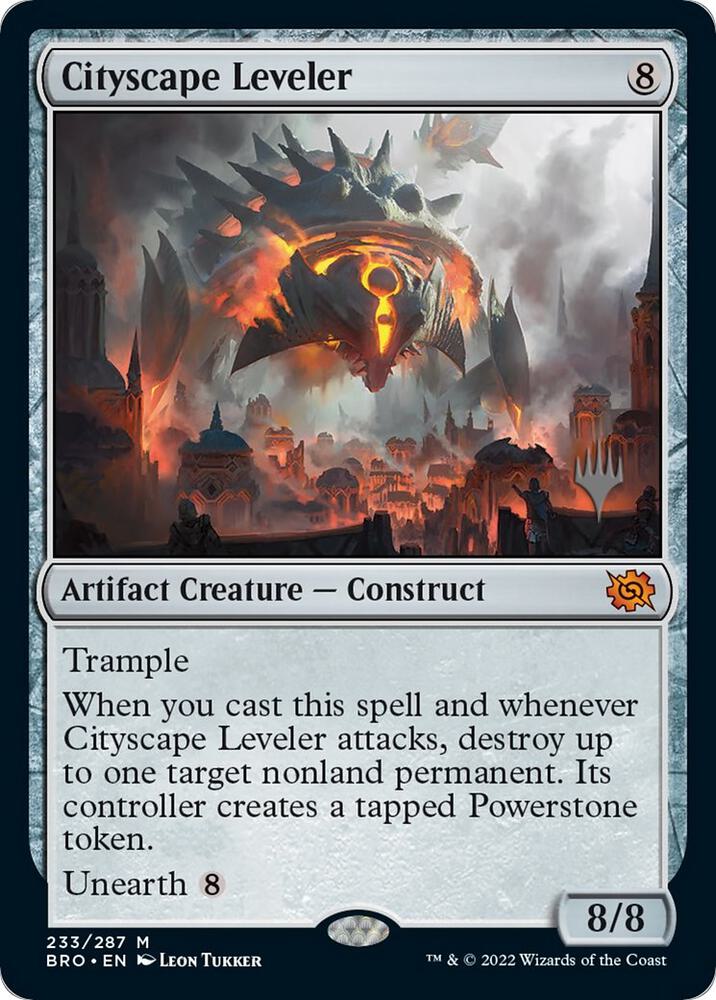 Cityscape Leveler (233) [The Brothers' War Promos]