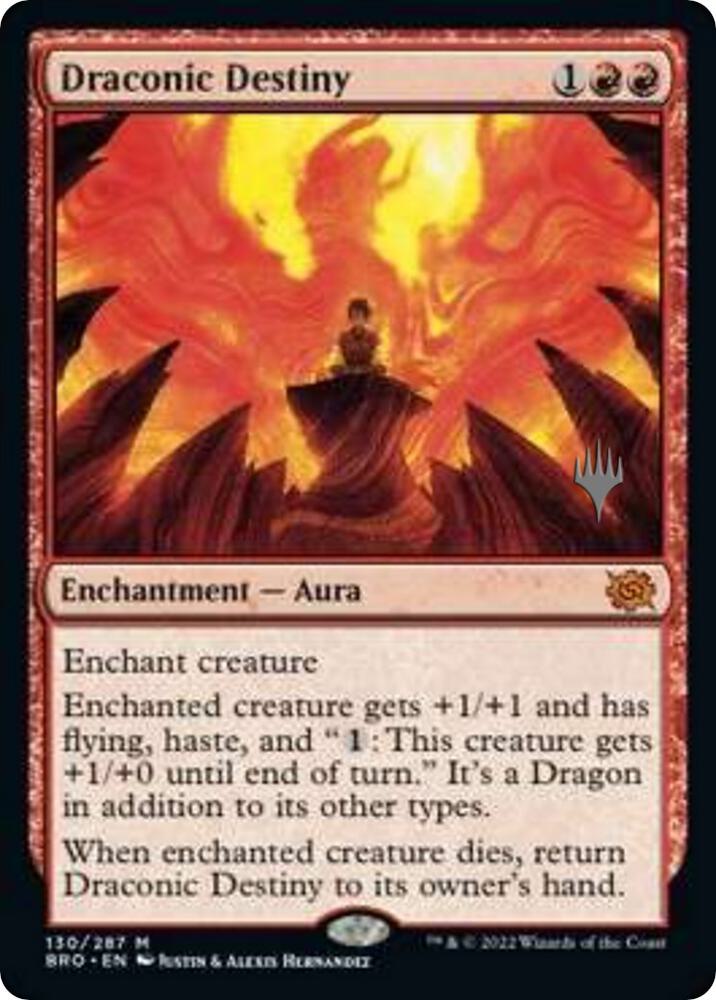 Draconic Destiny (130) [The Brothers' War Promos]