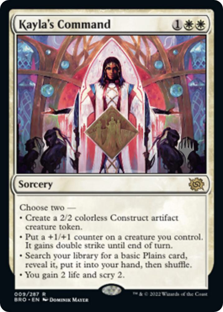 Kayla's Command (9) [The Brothers' War Promos]