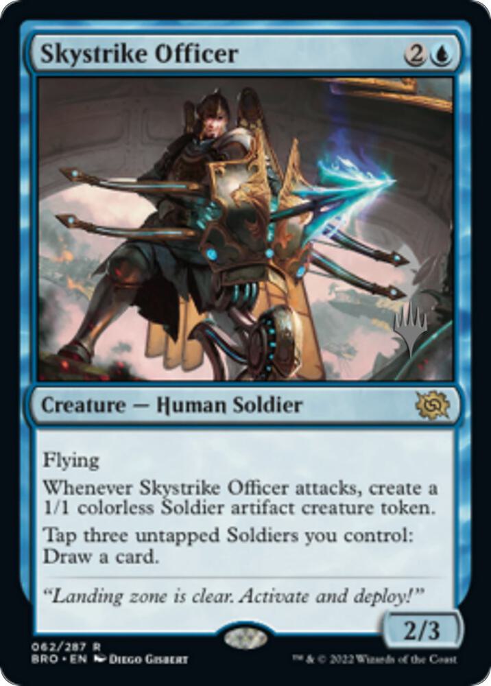 Skystrike Officer (62) [The Brothers' War Promos]