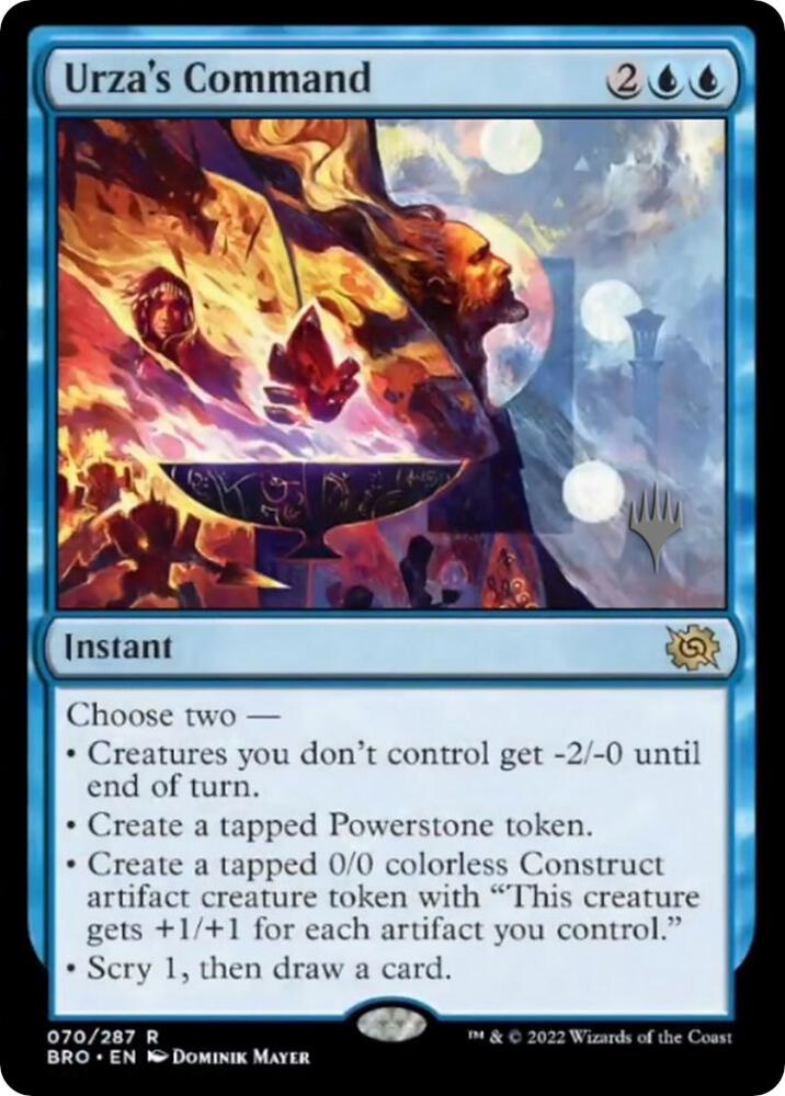 Urza's Command (70) [The Brothers' War Promos]