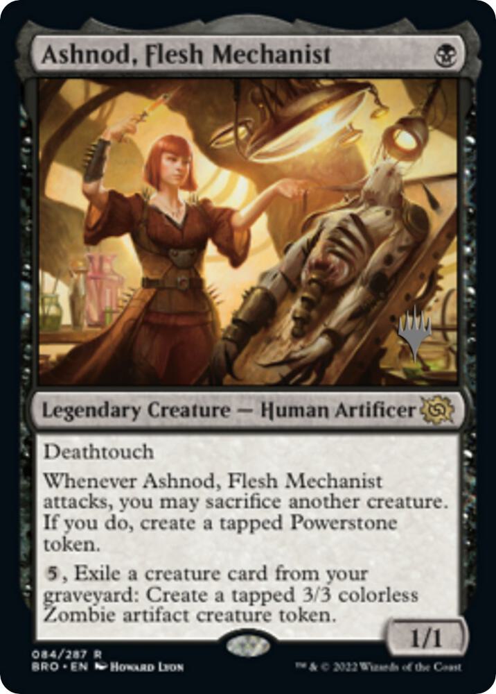 Ashnod, Flesh Mechanist (84) [The Brothers' War Promos]