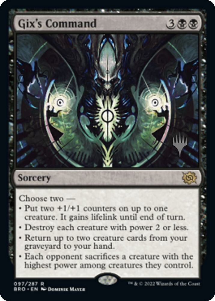 Gix's Command (97) [The Brothers' War Promos]