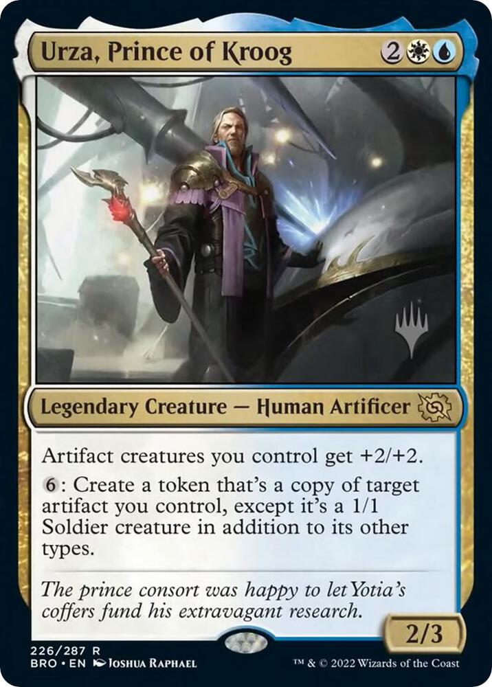 Urza, Prince of Kroog (226) [The Brothers' War Promos]