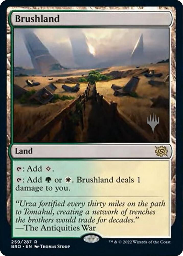 Brushland (259) [The Brothers' War Promos]