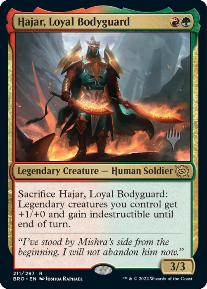 Hajar, Loyal Bodyguard (211) [The Brothers' War Promos]