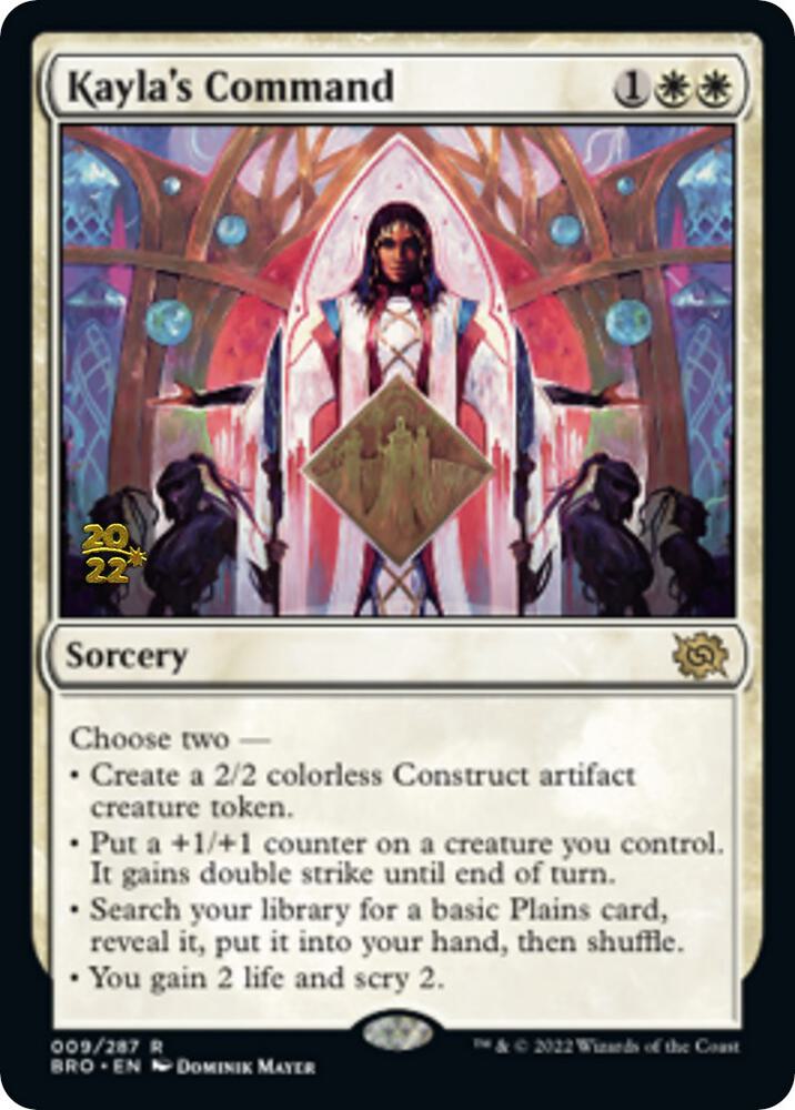 Kayla's Command (9) [Prerelease Cards]