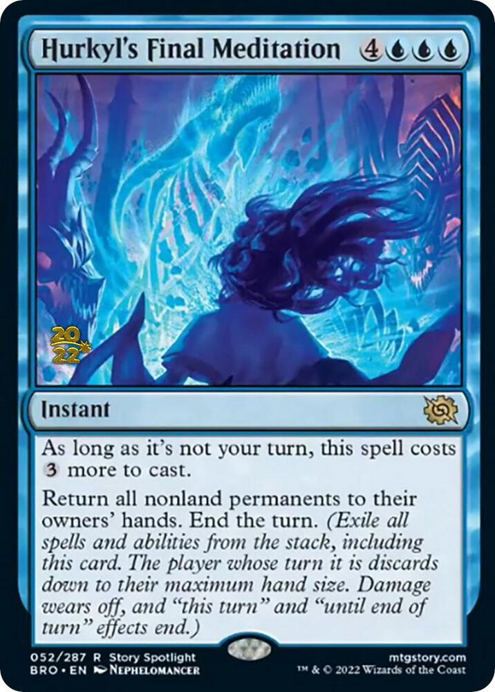 Hurkyl's Final Meditation (52) [Prerelease Cards]
