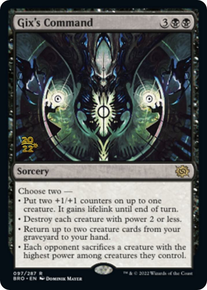 Gix's Command (97) [Prerelease Cards]