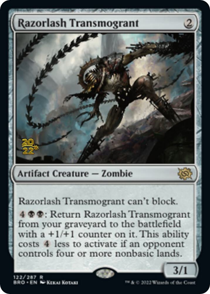 Razorlash Transmogrant (122) [Prerelease Cards]
