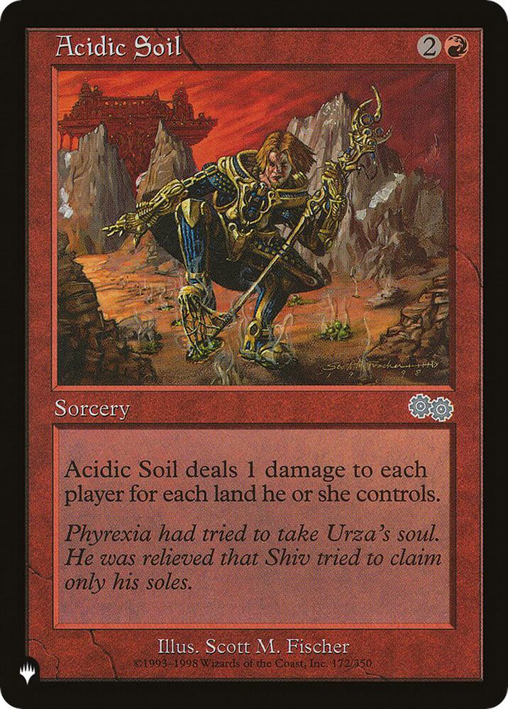Acidic Soil (172/350) [The List]