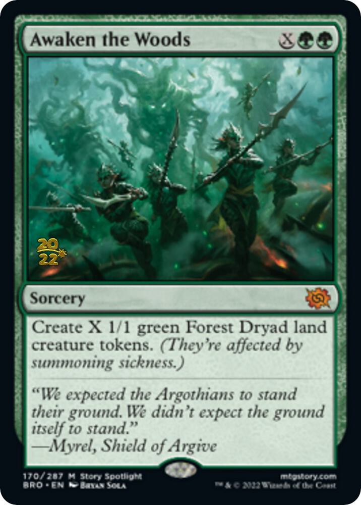Awaken the Woods (170) [Prerelease Cards]