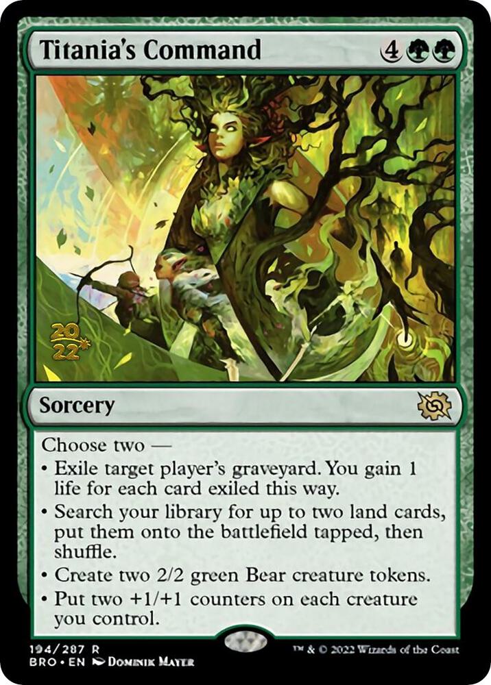 Titania's Command (194) [Prerelease Cards]