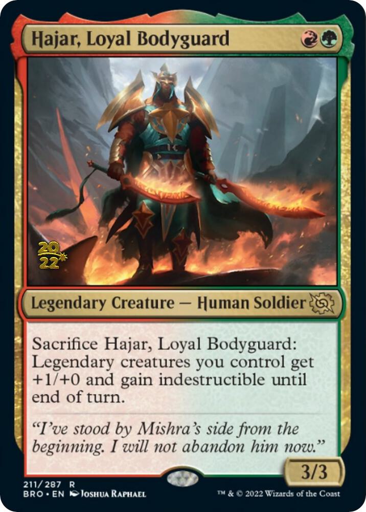 Hajar, Loyal Bodyguard (211) [Prerelease Cards]
