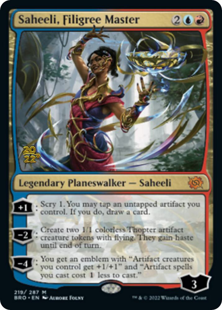 Saheeli, Filigree Master (219) [Prerelease Cards]