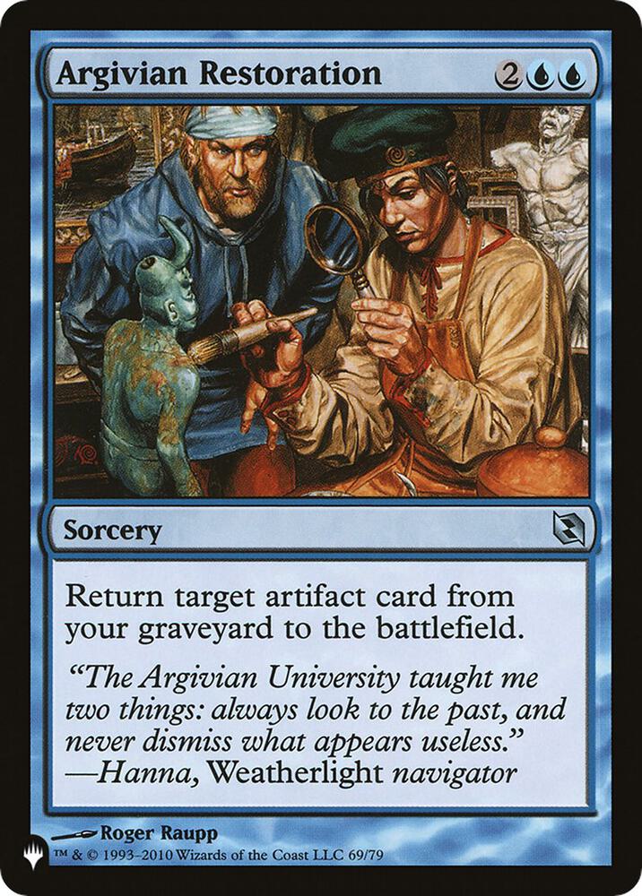 Argivian Restoration (69/79) [The List]