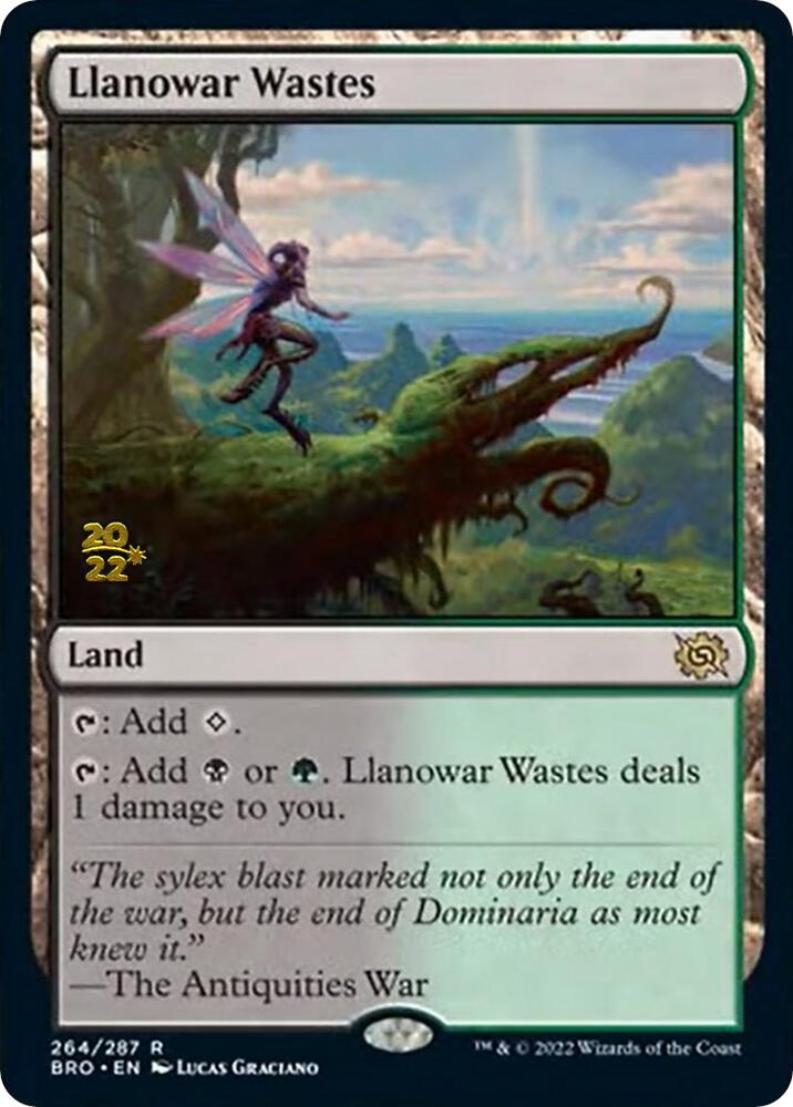 Llanowar Wastes (264) [Prerelease Cards]