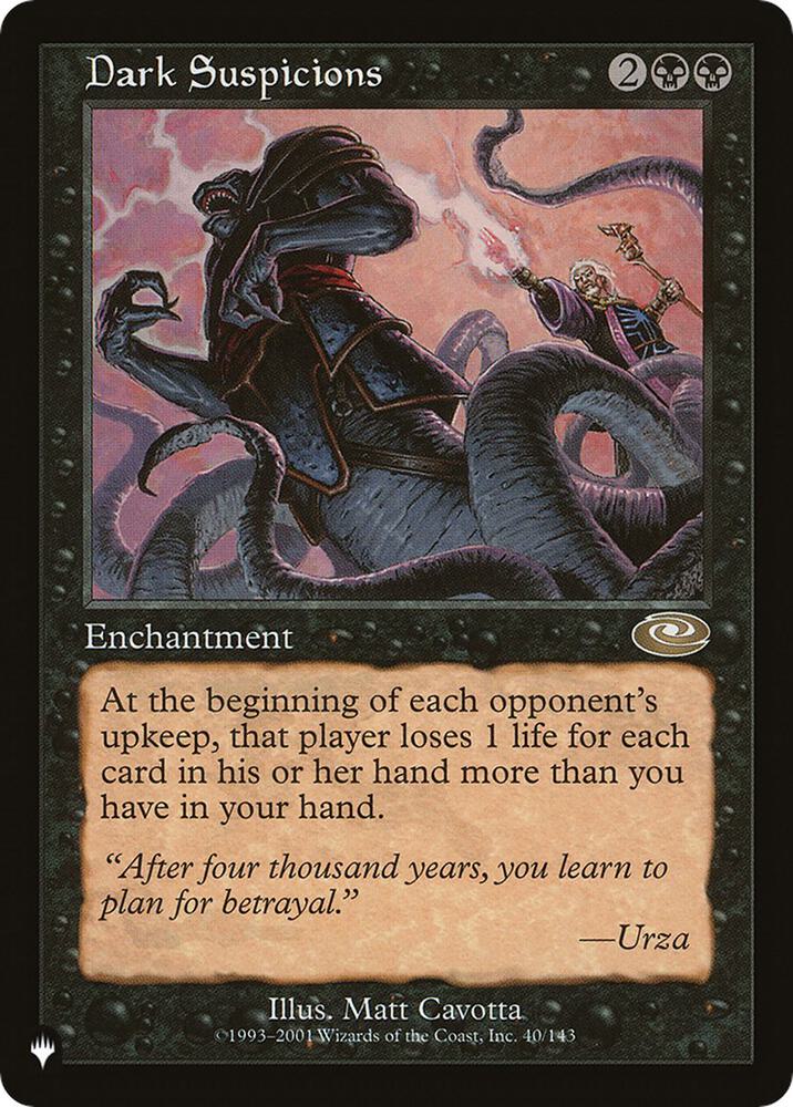 Dark Suspicions (40/143) [The List]