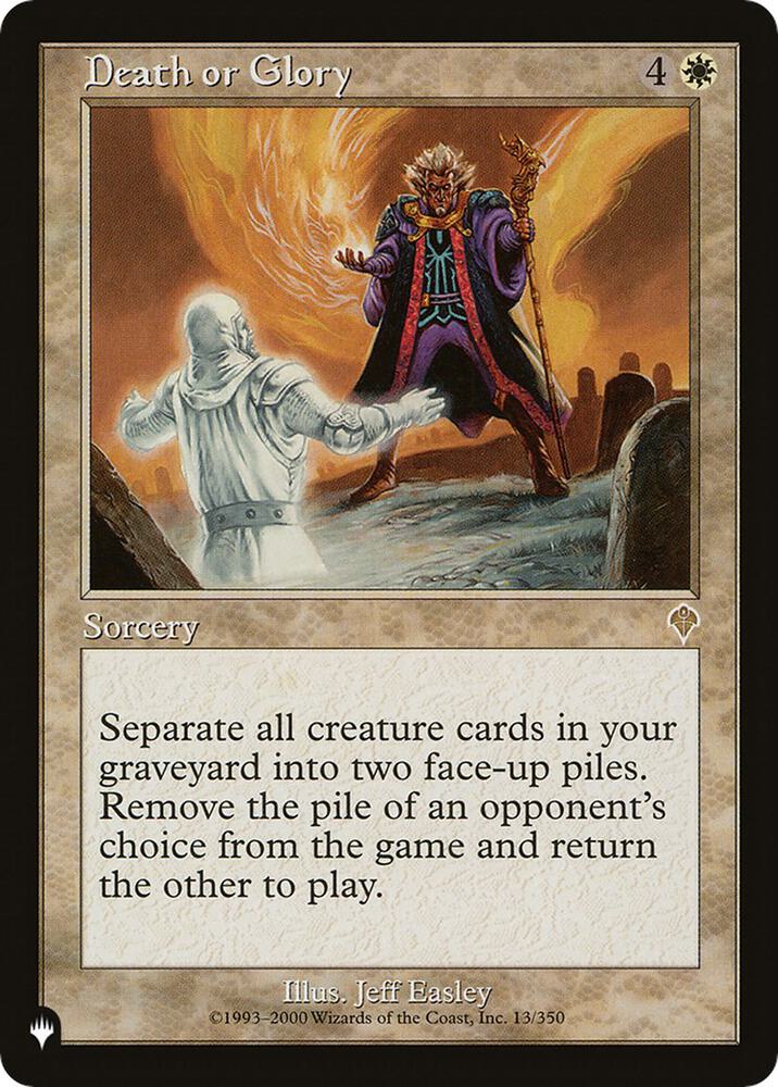 Death or Glory (13/350) [The List]