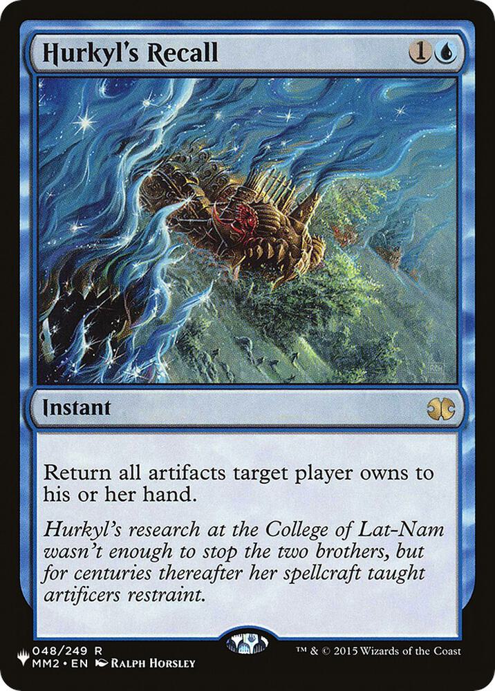 Hurkyl's Recall (048/249) [The List]