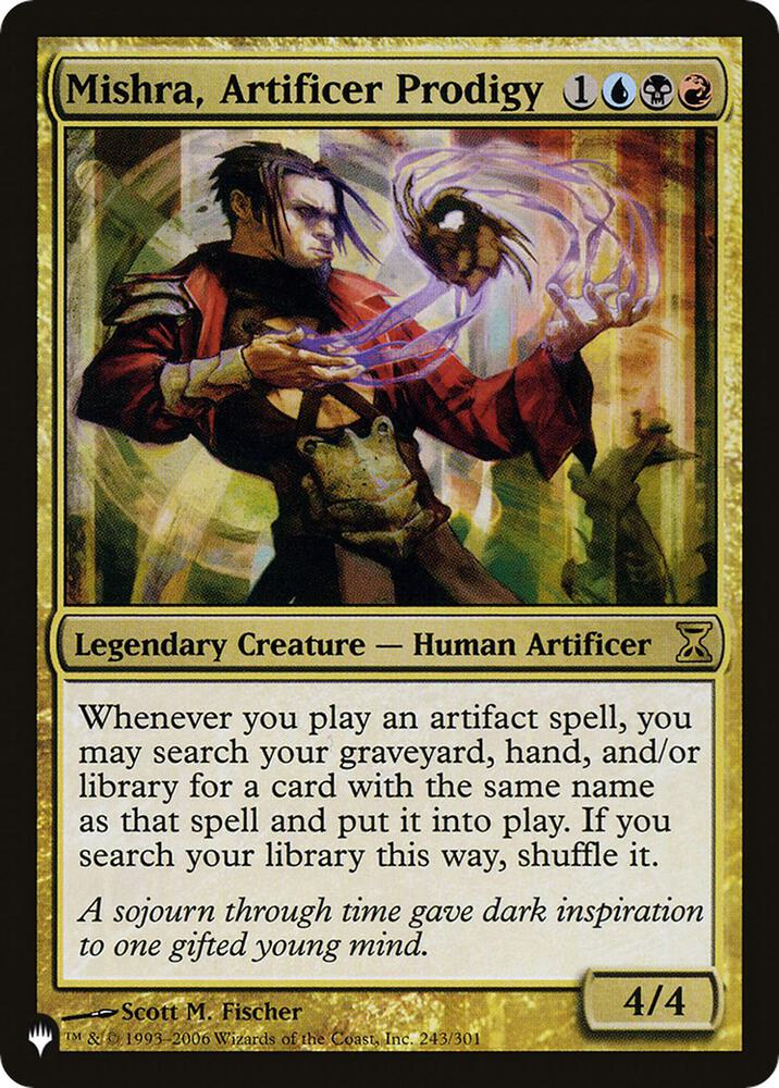 Mishra, Artificer Prodigy (243/301) [The List]