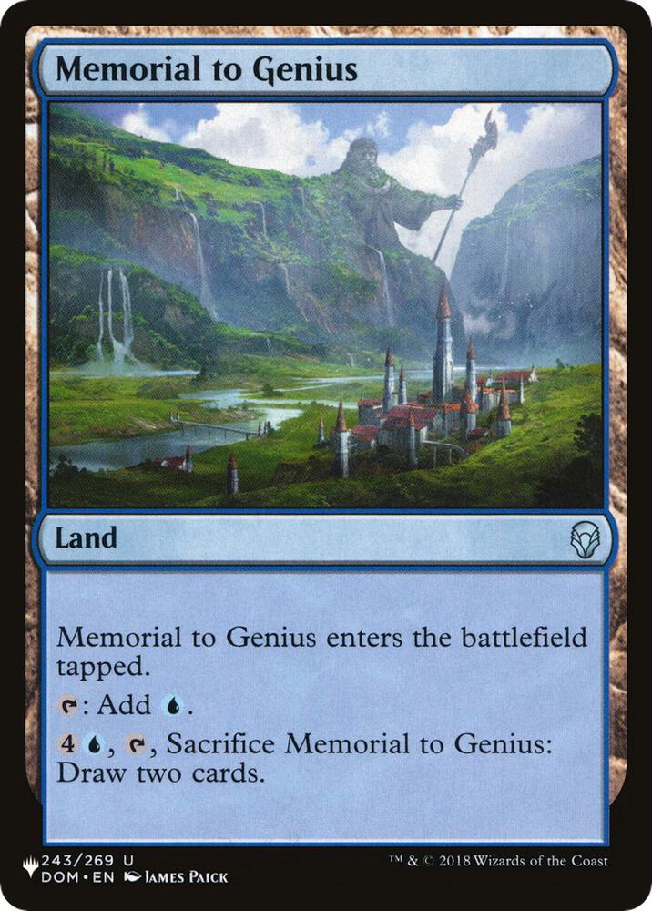 Memorial to Genius (243/269) [The List]