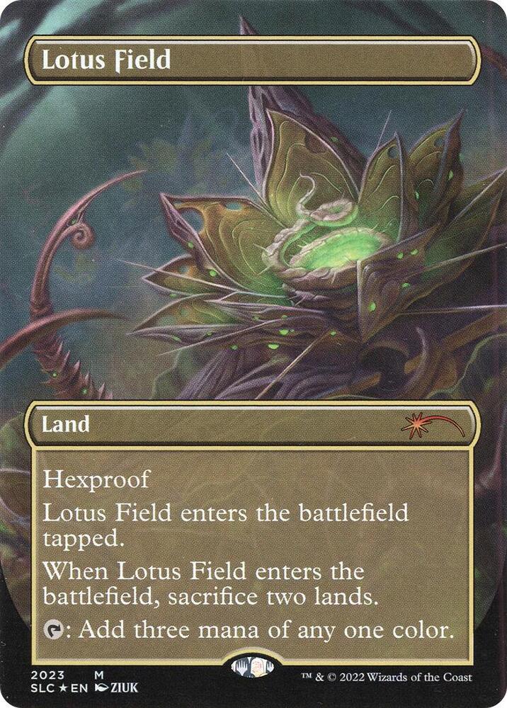 Lotus Field (2023) [Secret Lair Countdown Kit] [Borderless]