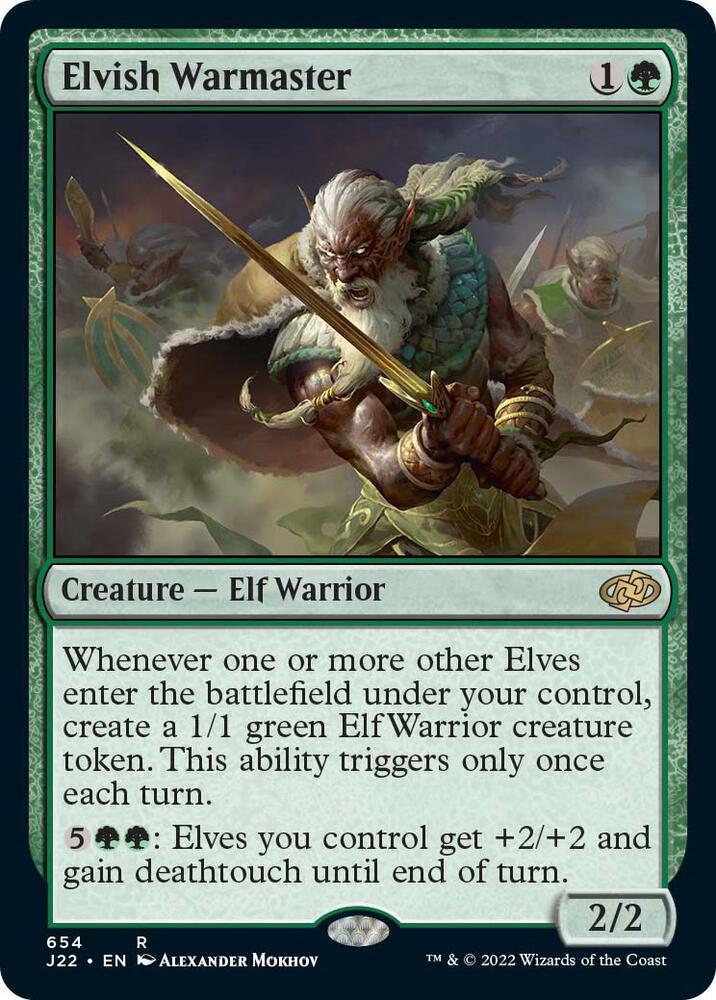 Elvish Warmaster (654) [Jumpstart 2022]