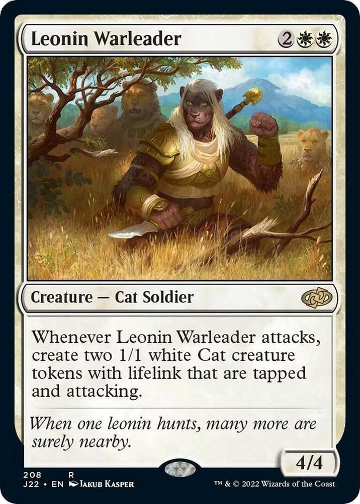 Leonin Warleader (208) [Jumpstart 2022]