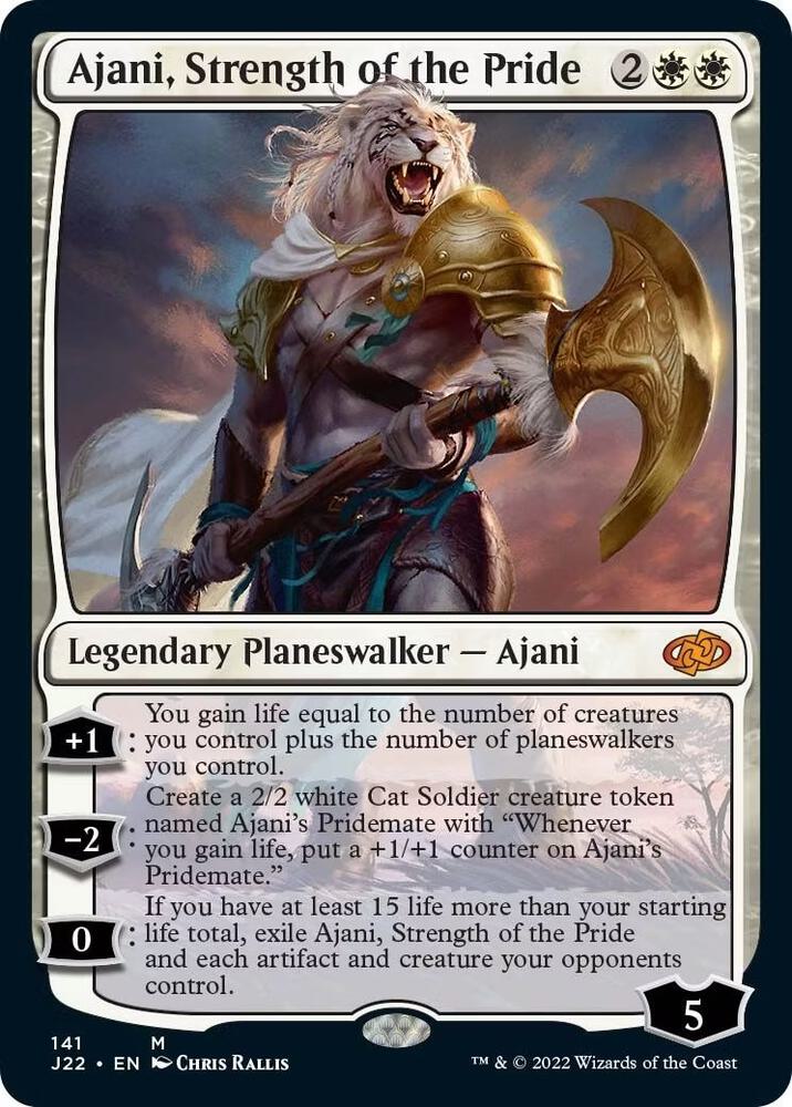 Ajani, Strength of the Pride (141) [Jumpstart 2022]