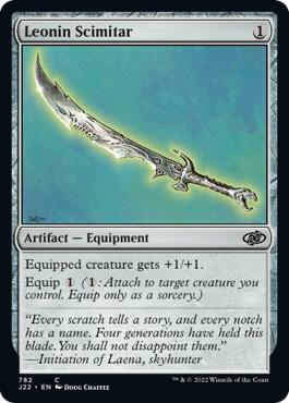 Leonin Scimitar (782) [Jumpstart 2022]