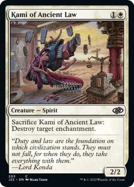 Kami of Ancient Law (203) [Jumpstart 2022]