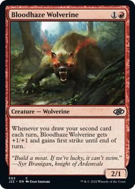 Bloodhaze Wolverine (502) [Jumpstart 2022]