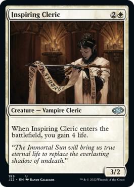 Inspiring Cleric (199) [Jumpstart 2022]