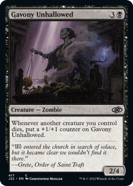 Gavony Unhallowed (417) [Jumpstart 2022]