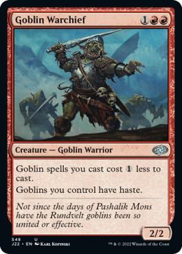 Goblin Warchief (548) [Jumpstart 2022]