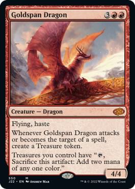 Goldspan Dragon (550) [Jumpstart 2022]