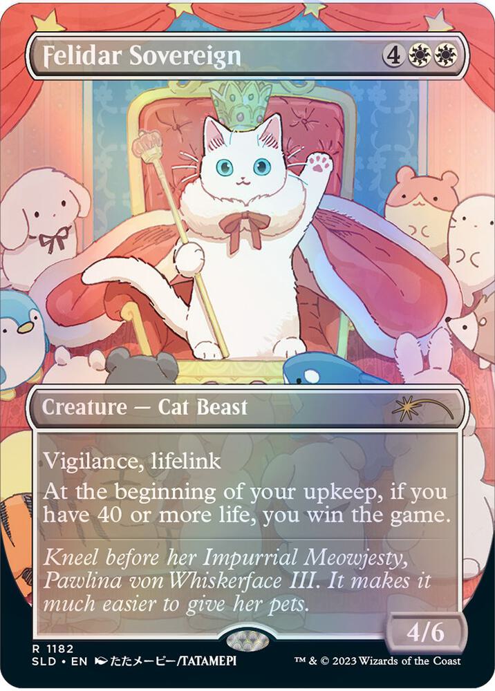Felidar Sovereign (1182) [Secret Lair Drop] [Borderless]