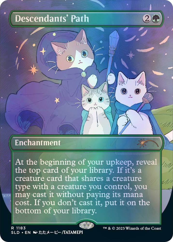 Descendants' Path (1183) [Secret Lair Drop] [Borderless]